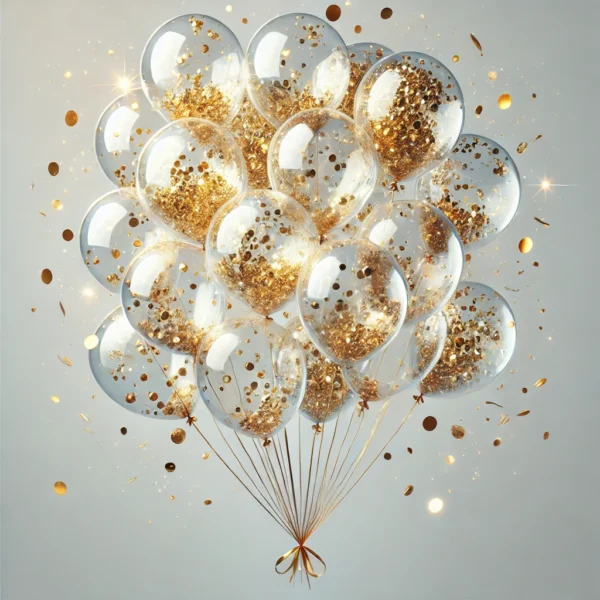 Balony z konfetti