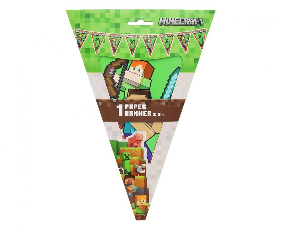 Baner Flagi Minecraft 230 cm - obrazek 2