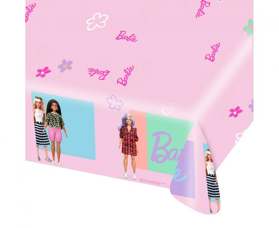 Obrus papierowy Barbie 120x180 cm