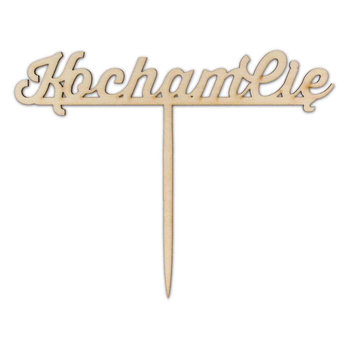 Topper drewniany Kocham Cię